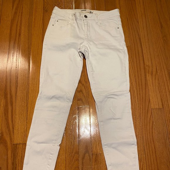 garage white jeans